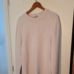 Lululemon Large Crewneck Sweater Perfect Condition Cream Beautiful